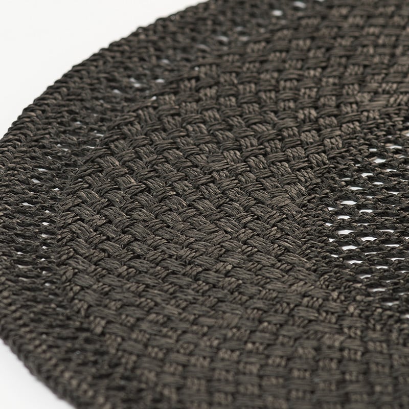 Black Large Hollow Dome Hat